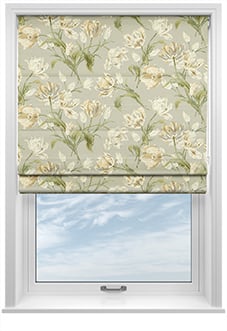 Laura Ashley Gosford, Sage - Twist&Fit Roman Blind